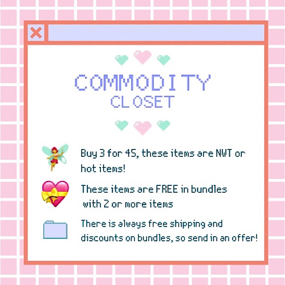 Welcome to Commodity Closet!